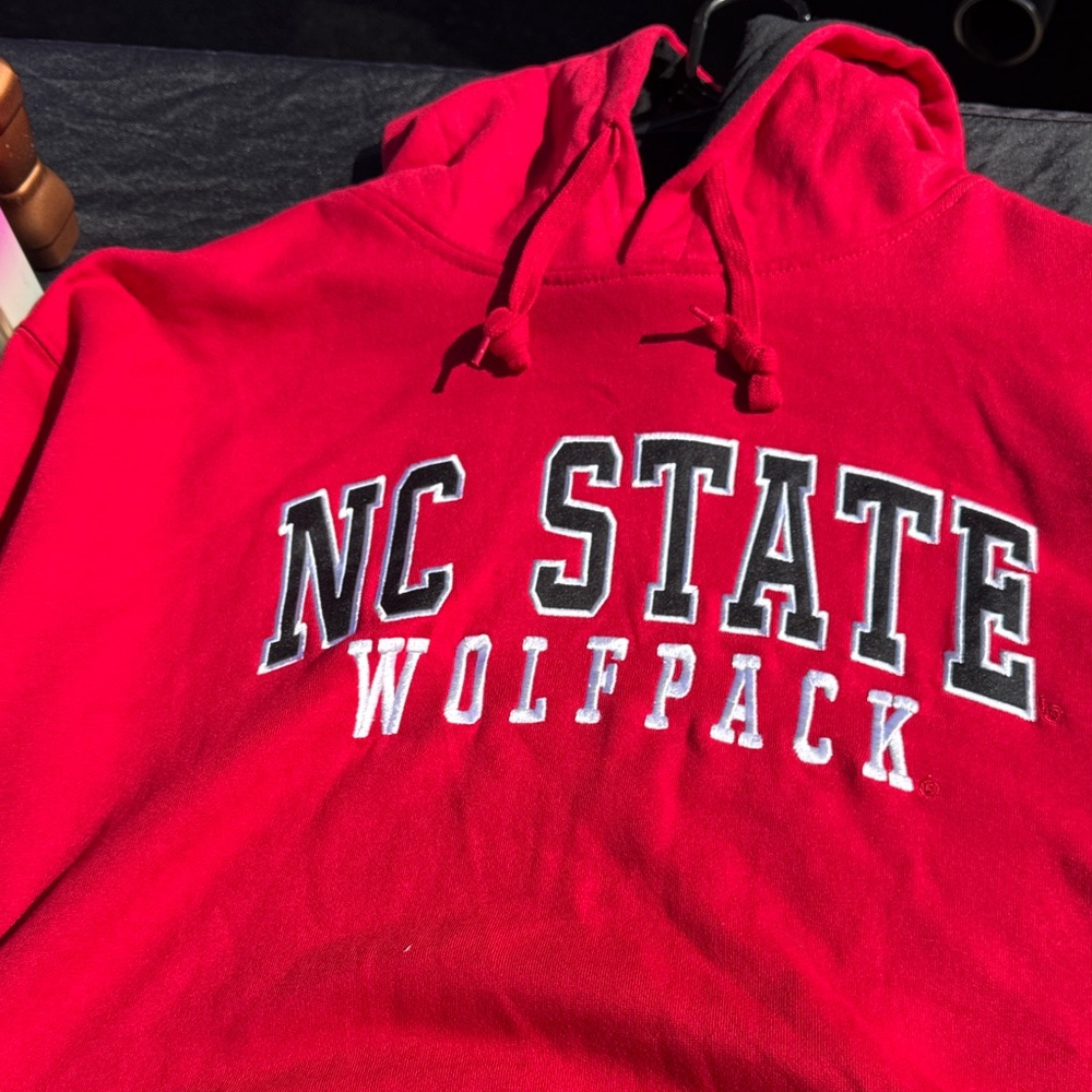 Stadium Athletics NC StateRed and Black Pullover Hoodie